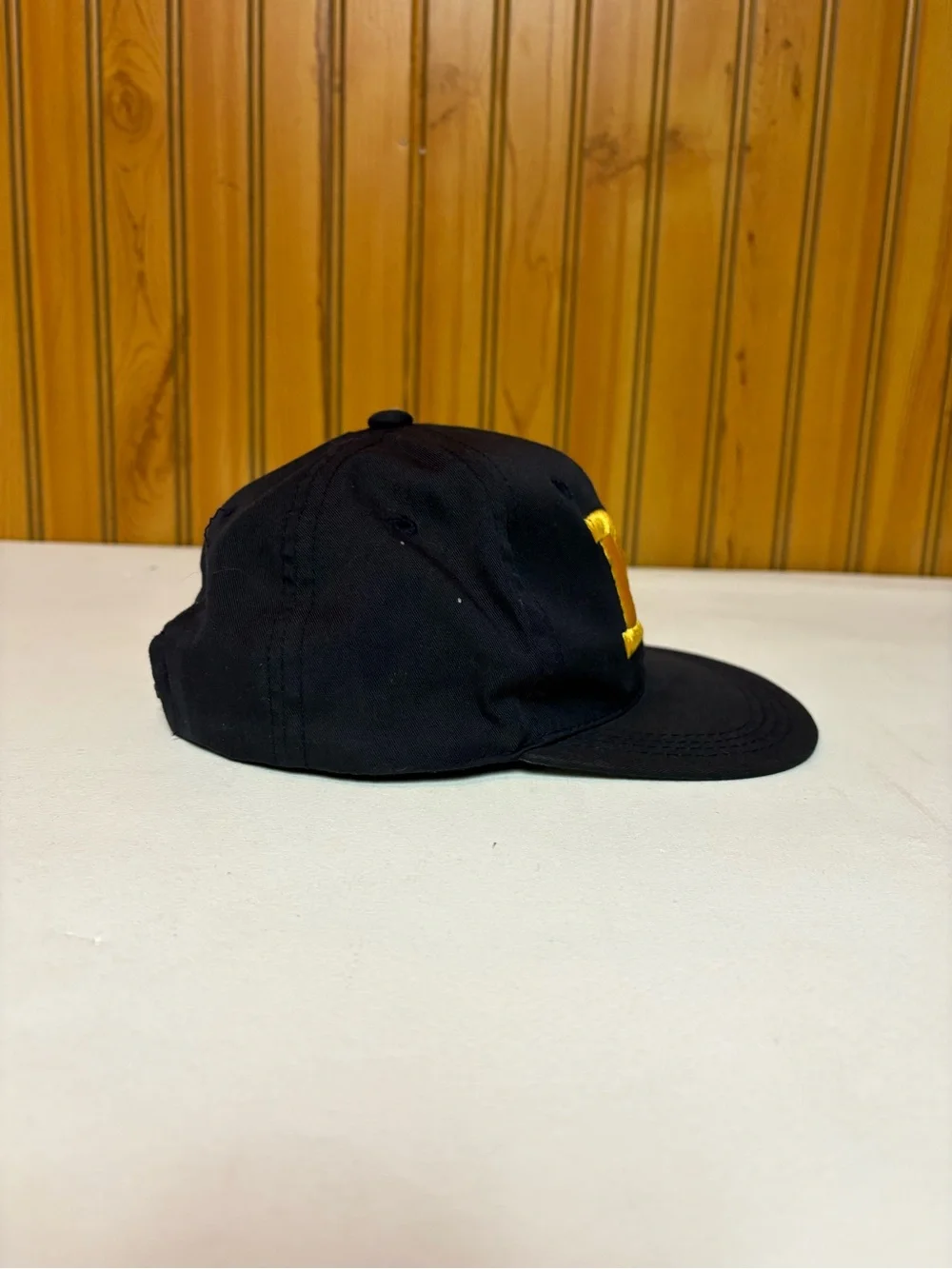 Top of the World Kids Hat Navy with Gold 'M' Patch